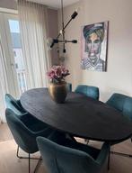 Mango houten eettafel, Ophalen, 100 tot 150 cm, 200 cm of meer, Zo goed als nieuw