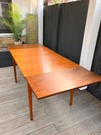 Uitschuifbare vintage eettafel, Huis en Inrichting, Tafels | Eettafels, Ophalen, 50 tot 100 cm, Zo goed als nieuw, Vijf personen of meer
