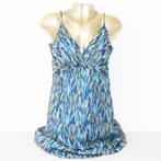 Super Leuk Esprit Jurkje 100% Zijde (Maat 44) - 75 € 25,-, Blauw, Maat 42/44 (L), Ophalen of Verzenden, Zo goed als nieuw