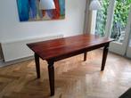 Indonesische teakhouten tafel 170 x 80 cm, Huis en Inrichting, Tafels | Eettafels, Ophalen, Gebruikt, 50 tot 100 cm, Vijf personen of meer