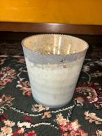 Sfeervolle Kaarshouder - 15 cm hoog, Overige materialen, Gebruikt, Wit, Ophalen of Verzenden