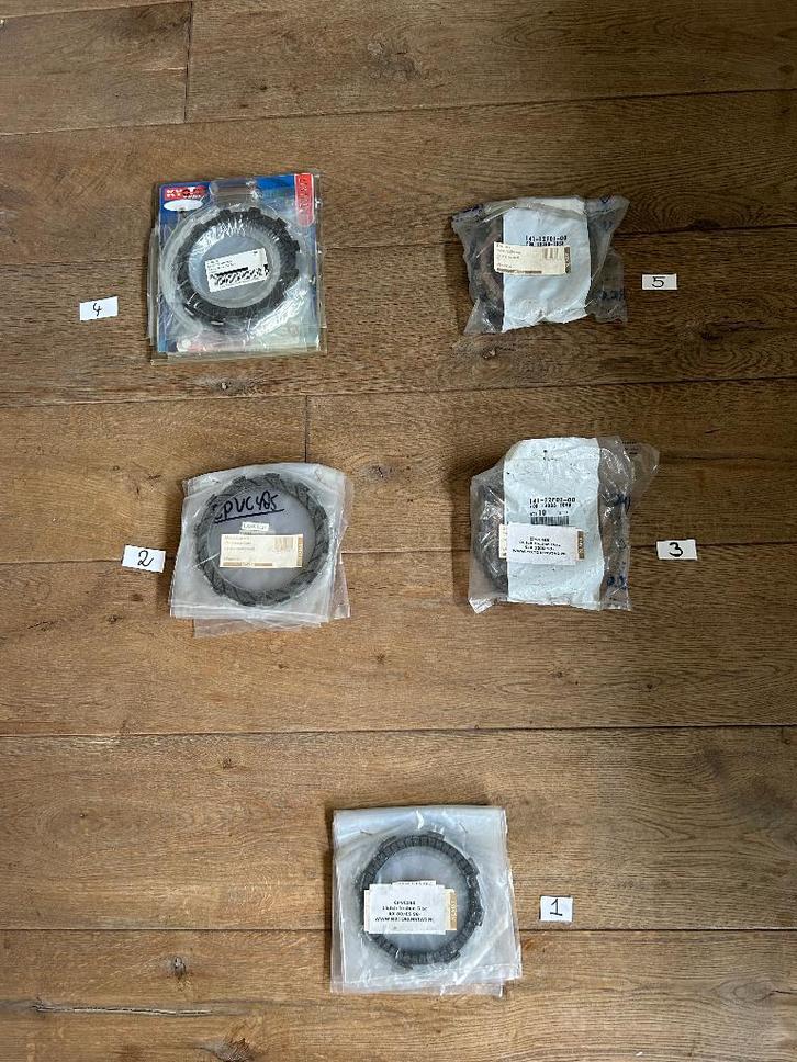 Koppelingsplaten (gevoerd) KX / KLX / KDX / KXF / RMZ, Motoren, Tuning en Styling, Ophalen of Verzenden