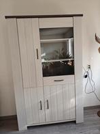 Vitrinekast Herwijnen- b120xd40xh190 cm, Huis en Inrichting, Ophalen, Gebruikt, Landelijk, 150 tot 200 cm