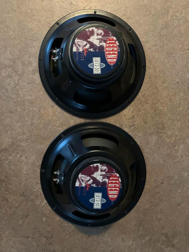 Eminence Legend LE12-50 Gitaar Speakers - Set van 2, Muziek en Instrumenten, Instrumenten | Onderdelen, Gebruikt, Ophalen of Verzenden