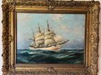 Jan van der Linde, Irene, schip op zee, zeegezicht, Antiek en Kunst, Kunst | Schilderijen | Klassiek, Ophalen
