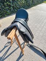 Zadel zgan met toebehoren 17.5 inch medium kopijzer, Dieren en Toebehoren, Ophalen, Zo goed als nieuw