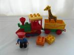 duplo dierentuintrein setno 6144 compleet met machinist, Ophalen of Verzenden, Zo goed als nieuw, Complete set, Duplo