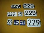 oud emaille huisnummer 229 ook 230 231 232 233 234 235 236 6, Antiek en Kunst, Antiek | Emaille, Ophalen of Verzenden