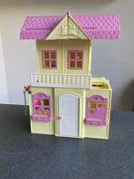 Poppenhuis Barbie huis Mattel uitklapbaar en uitschuifb.zgan, Ophalen of Verzenden, Zo goed als nieuw, Barbie