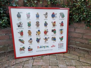 Paddington ABC Borduurwerk in Lijst beschikbaar voor biedingen