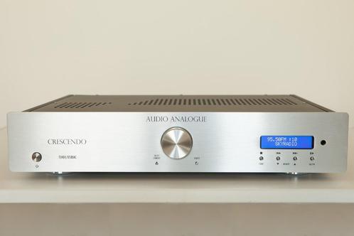 HIGH-END TUNER -AUDIO ANALOGUE CRESCENDO-TUNER/USBDAC ZILVER, Audio, Tv en Foto, Tuners, Zo goed als nieuw, Analoog, Ophalen of Verzenden