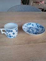 Antiek porselein Thee kop en schotel, Ophalen of Verzenden