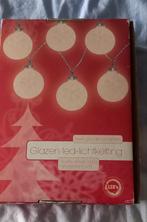 Glazen LED Lichtketting Kerst, Ophalen of Verzenden, Zo goed als nieuw