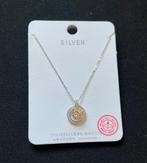 Zilveren Moissaniet Ketting met Hanger, Sieraden, Tassen en Uiterlijk, Kettingen, Ophalen of Verzenden, Nieuw, Zilver, Met edelsteen
