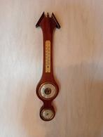 Weerstation met barometer vintage, Audio, Tv en Foto, Weerstations en Barometers, Ophalen of Verzenden, Gebruikt