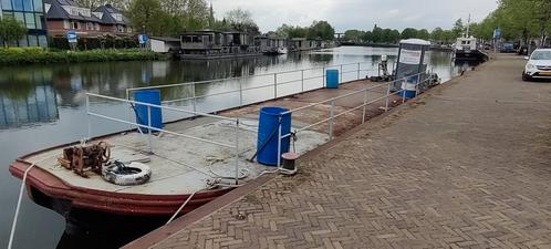 Dekschuit te huur, Watersport en Boten, Platbodems, Gebruikt, Staal, Overige brandstoffen, Ophalen
