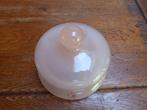 Vintage opaline dekseldoos,  Murano Italie, Ophalen of Verzenden