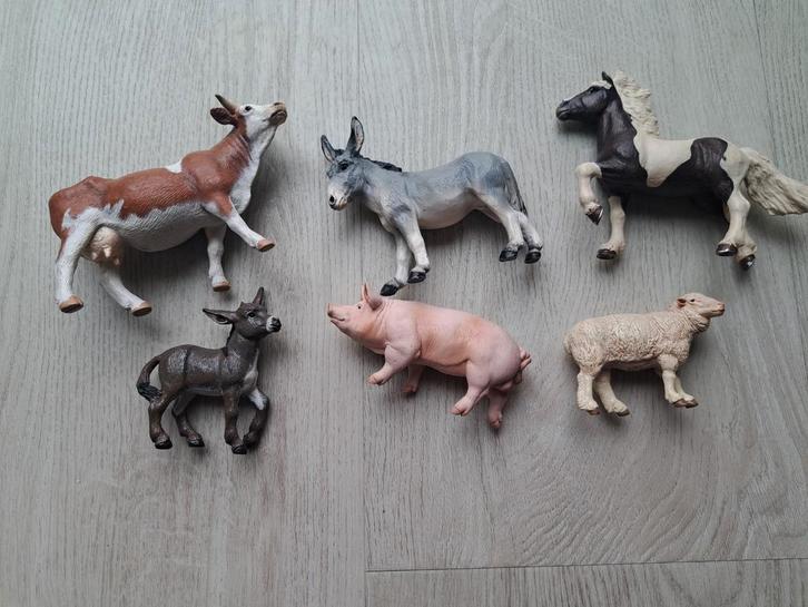 Leuke set van 6 Papo speelgoed dieren /boerderij dieren Papo, Kinderen en Baby's, Speelgoed | Educatief en Creatief, Zo goed als nieuw