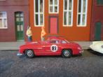 Mercedes Benz W198 300SL Gullwing Praliné Rally startnr. 81, Ophalen of Verzenden, Zo goed als nieuw, Auto, Rietze
