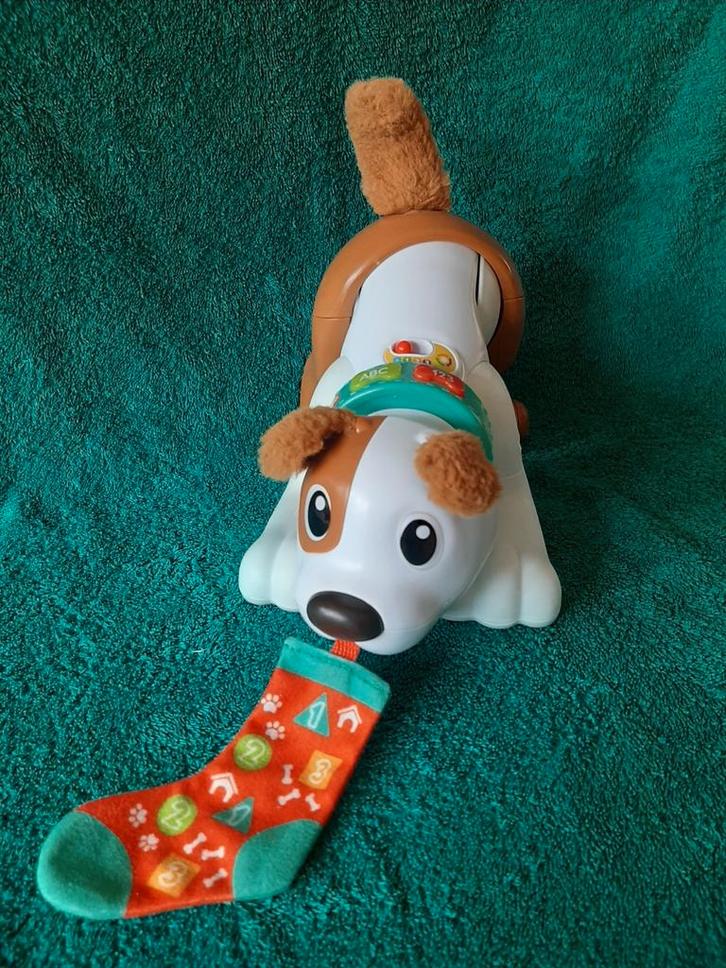 Fisher-Price 1 2 3  Kruip met mij puppy., Kinderen en Baby's, Speelgoed | Fisher-Price, Zo goed als nieuw, Ophalen of Verzenden