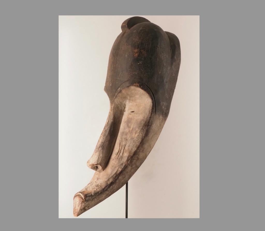 57 cm Typisch Fang masker Gabon (251015-09), Ophalen of Verzenden