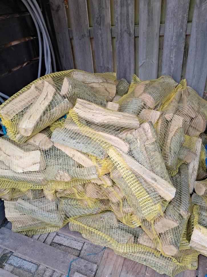 Zakken droog essenhout, Tuin en Terras, Haardhout, Minder dan 3 m³, Ophalen