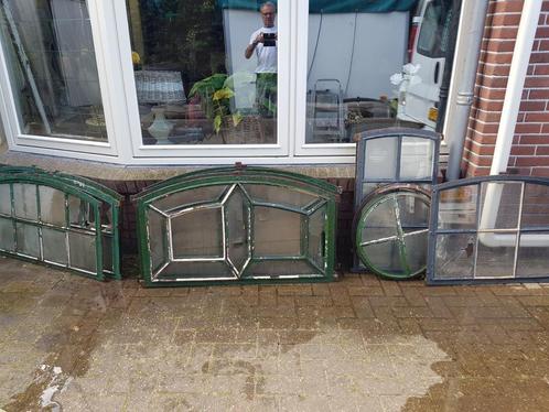 stalramen van gietijzer diverse soorten en maten, Doe-het-zelf en Verbouw, Glas en Ramen, Gebruikt, Ophalen