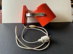Vintage space age oranje wandlamp, Philips, Verzenden, Zo goed als nieuw