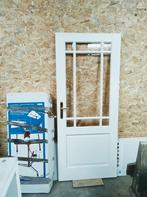 Binnendeur met facet geslepen glas, Doe-het-zelf en Verbouw, Deuren en Horren, Ophalen, Gebruikt, Binnendeur, Glas