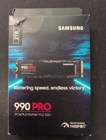Samsung 2TB 990 PRO PCIe 4.0 NVMe M.2 SSD beschikbaar voor biedingen