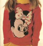Minnie Mouse trui breipatroon, Hobby en Vrije tijd, Breien en Haken, Verzenden, Zo goed als nieuw, Breien, Patroon of Boek