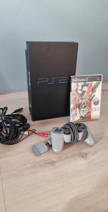 Playstation 2 compleet met controller en metal gear solid 2 beschikbaar voor biedingen