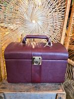 YatvaVintage: YV6167: Vintage 70's Vanity Case with Key, Ophalen of Verzenden, Gebruikt, Overige kleuren, Overige typen