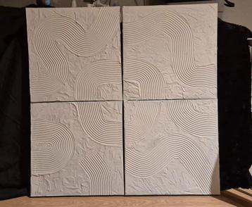 Abstract schilderij 50x50 cm