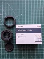 Sigma 30mm F1.4 DC DN Lens. Fuji x mount., Ophalen of Verzenden, Zo goed als nieuw, Standaardlens