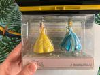 Nieuwe set disney ornamenten Belle & Cinderella, Ophalen of Verzenden, Assepoester of Belle, Nieuw, Beeldje of Figuurtje