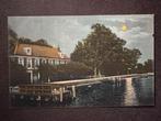 Oude ansichtkaart van een huis aan het water t Kalfje, Verzamelen, Ansichtkaarten | Buitenland, Ophalen of Verzenden, Voor 1920