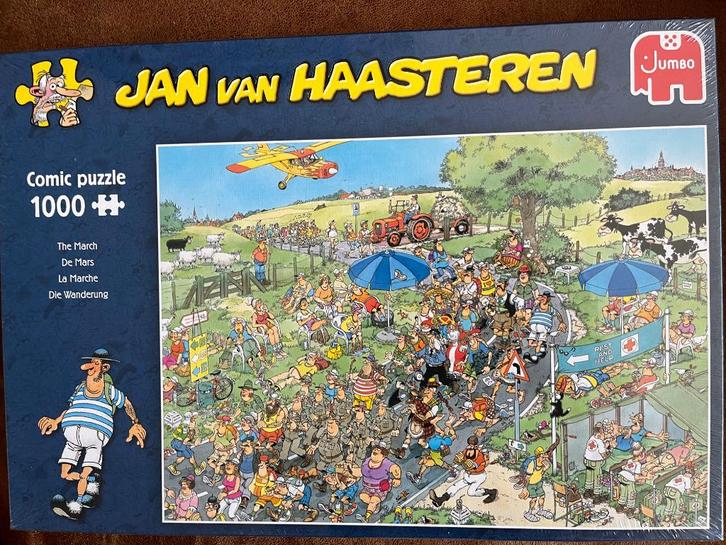 4 Van Haasteren puzzels vanaf €6, Hobby en Vrije tijd, Denksport en Puzzels, Zo goed als nieuw, Legpuzzel, 500 t/m 1500 stukjes