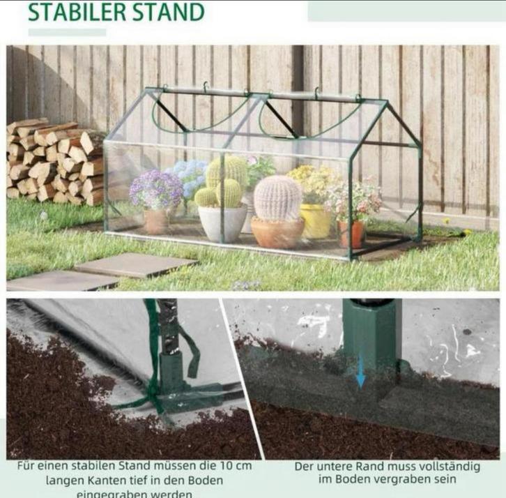 Kweekkas - Compact en Stevig NİEUW, Tuin en Terras, Bloembakken en Plantenbakken, Nieuw, Ophalen of Verzenden