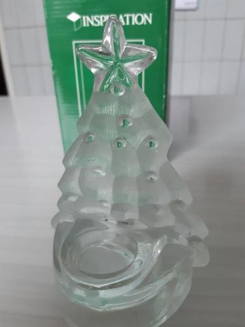 kersthouder voor kaarsje - glas beschikbaar voor biedingen