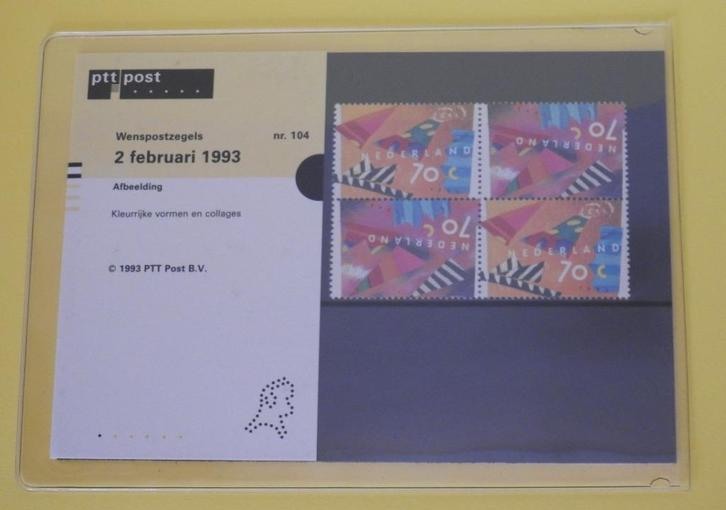 Postzegel mapjes P.T.T. 1993, Postzegels en Munten, Postzegels | Nederland, Postfris, Na 1940, Verzenden