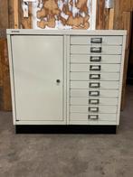 Vintage stalen overtoom / bisley 10 ladenkast, Huis en Inrichting, Ophalen, Gebruikt, 5 laden of meer, 50 tot 100 cm