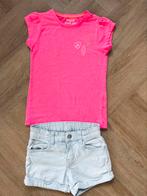 Roze zomers shirtje maat 128, H&M, Zo goed als nieuw, Shirt of Longsleeve, Verzenden