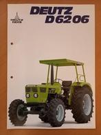 Folder Deutz D6206 Nederlandstalig, Boeken, Gelezen, Ophalen of Verzenden, Tractor en Landbouw