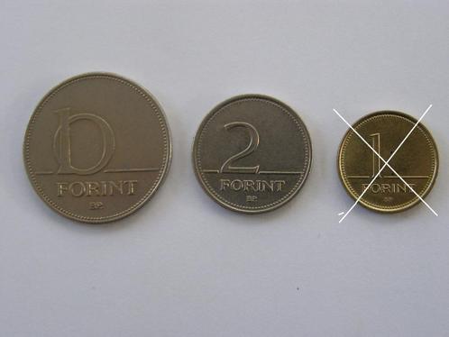 Hongarije: 10 Forint 1993 en 2 Forint 1995, Postzegels en Munten, Munten | Europa | Niet-Euromunten, Losse munt, Hongarije, Ophalen of Verzenden
