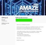 Amaze Amsterdam | 7 tickets (ook los te koop) [twv €26,95], Twee personen, Ticket of Toegangskaart