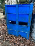 Blauwe kunststof bakken, Ophalen