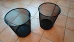 Twee prullenmanden - Amersfoort, Nieuwland, Ophalen, Zo goed als nieuw, Metaal, Minder dan 50 cm