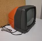 Compacte Erres TV (Philips) oranje/zwart jaren 70, Audio, Tv en Foto, Vintage Televisies, Ophalen, Gebruikt, Minder dan 40 cm