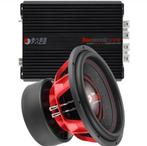 zware basface set 7000watt versterker+subwoofer, Ophalen of Verzenden, Nieuw